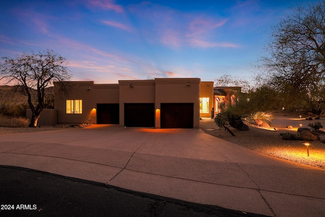 view of adobe home