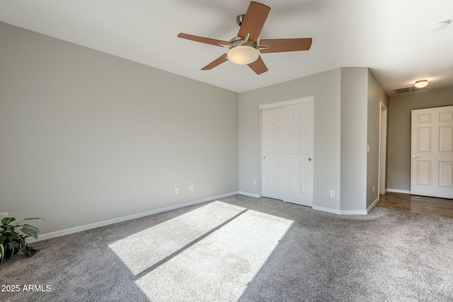 3649 E Hazeltine Way, Chandler, AZ 85249 - unfurnished bedroom with carpet flooring, baseboards, and a ceiling fan