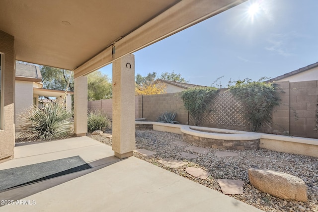 3649 E Hazeltine Way, Chandler, AZ 85249 - fenced backyard with a patio area