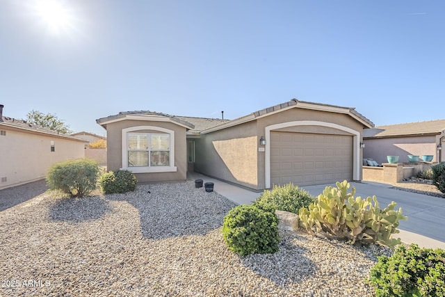 3649 E Hazeltine Way, Chandler, AZ 85249 - view of front of property featuring stucco siding, a garage, and concrete driveway