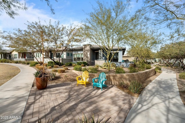 exterior space with a patio