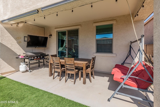 view of patio / terrace featuring outdoor dining area