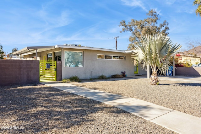 view of ranch-style home