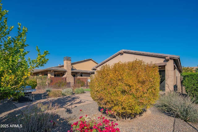 view of rear view of property