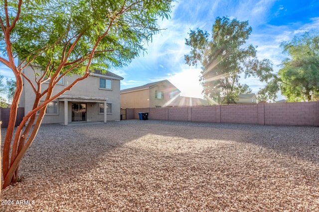 view of rear view of property