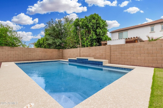 1876 E Azalea Ct, Gilbert, AZ 85298 - view of swimming pool featuring a fenced backyard