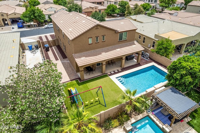 1876 E Azalea Ct, Gilbert, AZ 85298 - view of swimming pool featuring a residential view and a patio