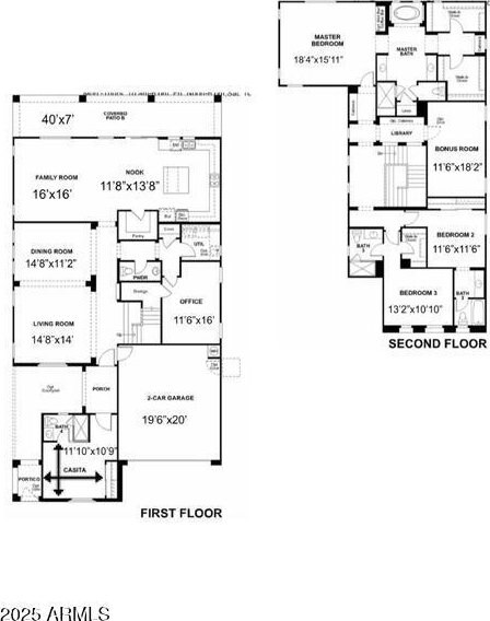 1876 E Azalea Ct, Gilbert, AZ 85298 - property floor plan
