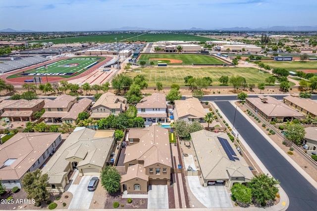 1876 E Azalea Ct, Gilbert, AZ 85298 - bird's eye view of a mountain backdrop
