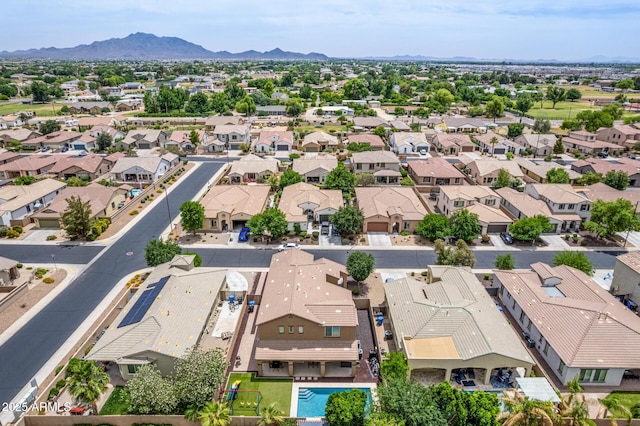 1876 E Azalea Ct, Gilbert, AZ 85298 - aerial perspective of suburban area with mountains