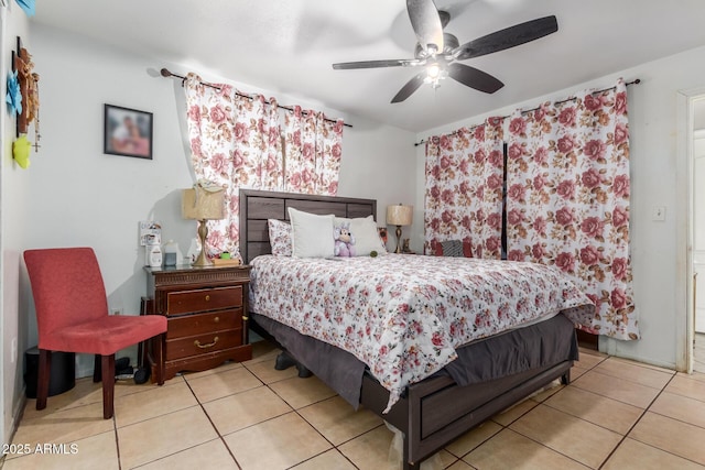 2207 N 53rd Ave, Phoenix, AZ 85035 - bedroom featuring tile patterned floors and ceiling fan