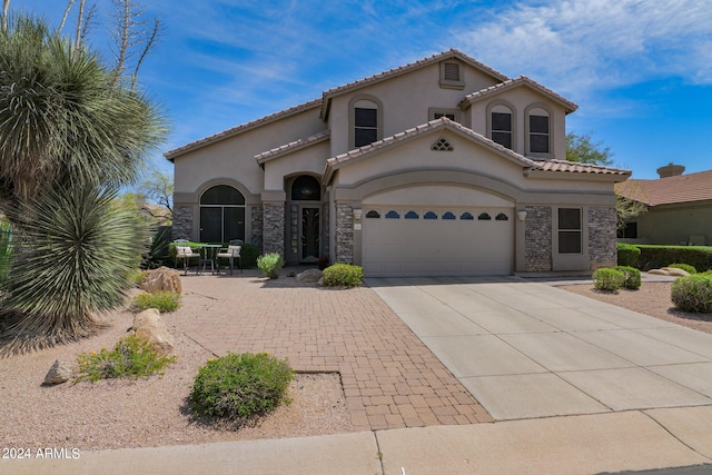 view of mediterranean / spanish house