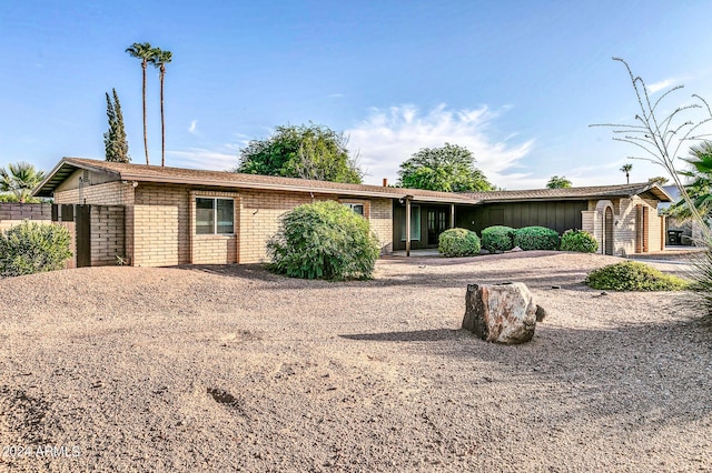 view of ranch-style house