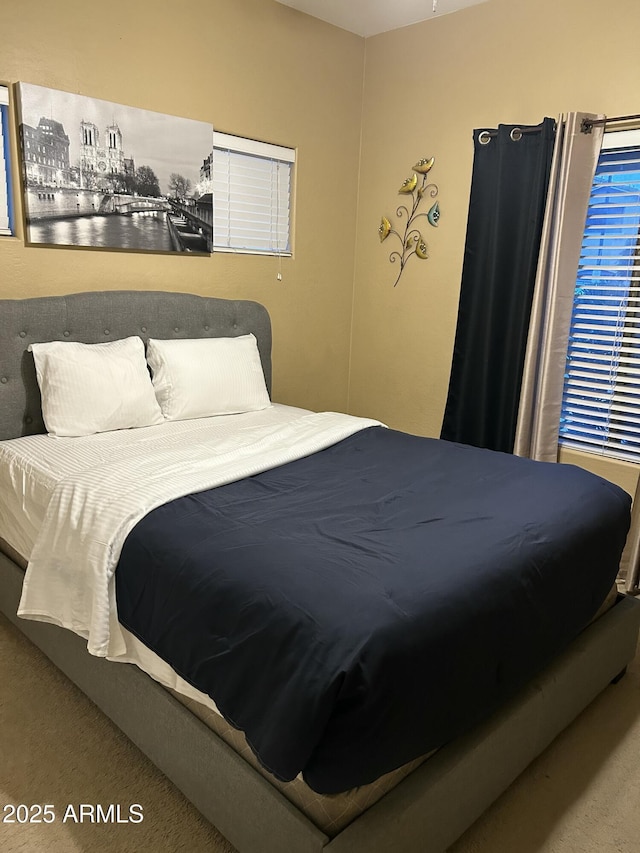 bedroom with carpet flooring