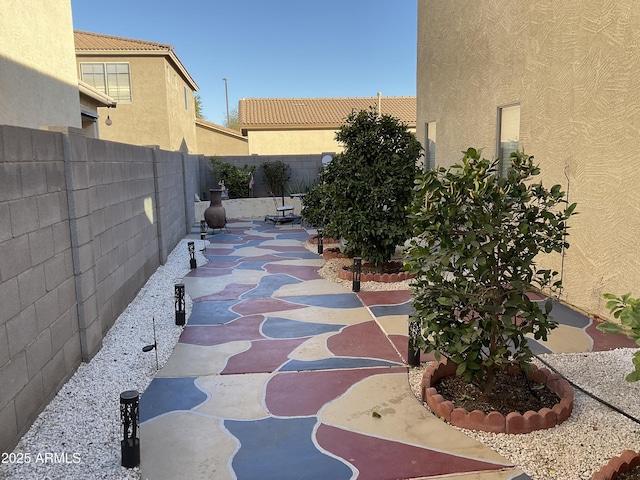 exterior space with a patio area