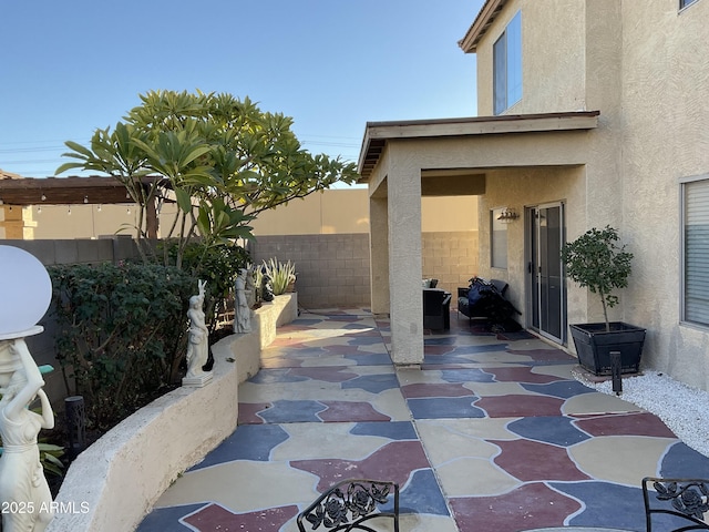 view of patio