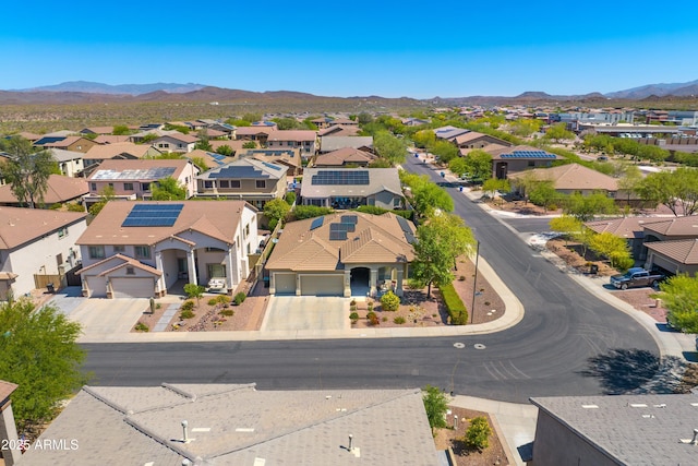 4308 W Kastler Ln, New River, AZ 85087 - aerial perspective of suburban area with a mountainous background