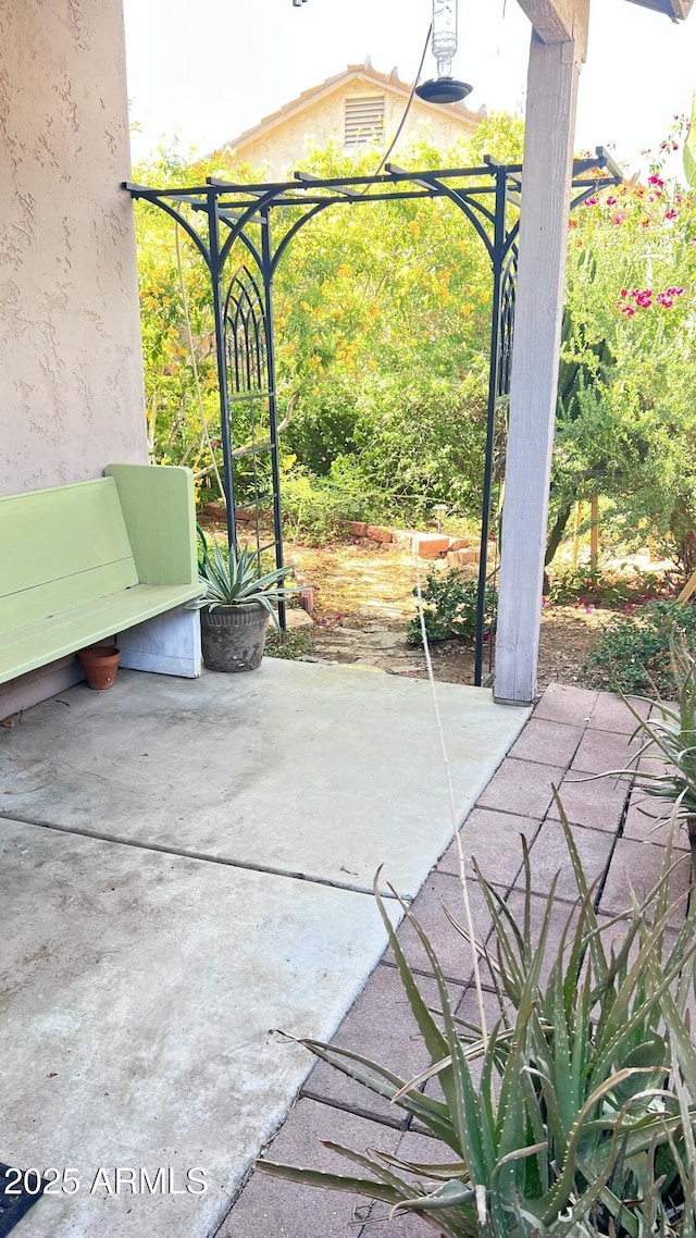 view of patio
