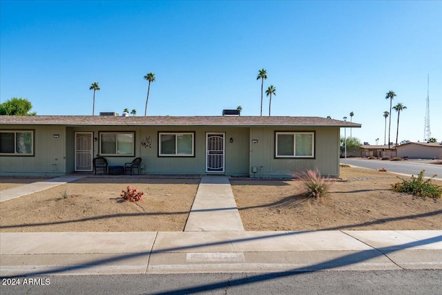 view of ranch-style home