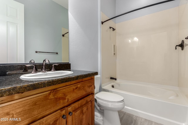 1407 E Artemis Trl, San Tan Valley, AZ 85140 - full bathroom with shower / bathing tub combination, toilet, and vanity