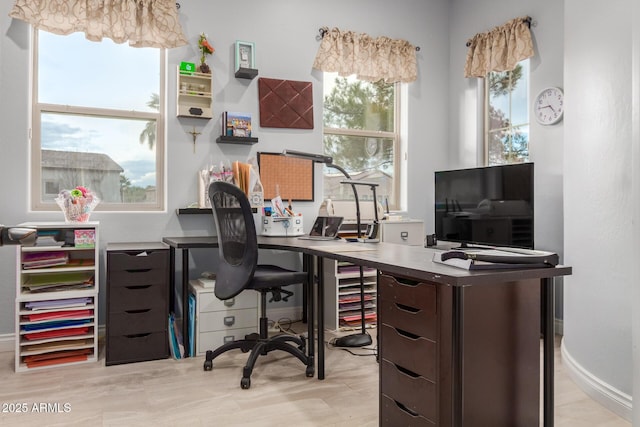 1407 E Artemis Trl, San Tan Valley, AZ 85140 - office space with light wood-style flooring and baseboards