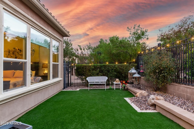 1407 E Artemis Trl, San Tan Valley, AZ 85140 - view of yard featuring a fenced backyard