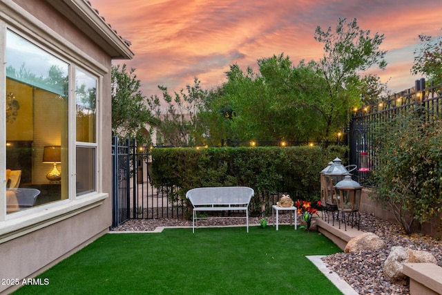 1407 E Artemis Trl, San Tan Valley, AZ 85140 - view of yard featuring a fenced backyard