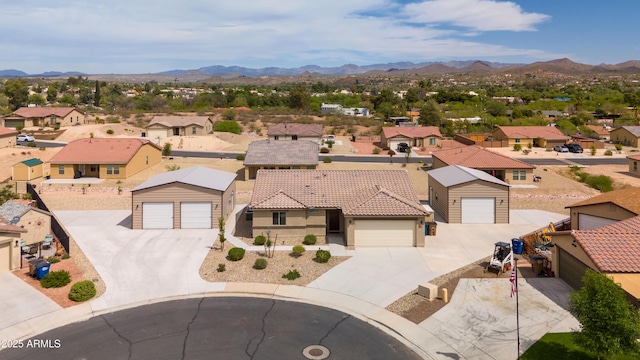 620 Vista Del Rio Ct, Wickenburg, AZ 85390 - bird's eye view featuring a residential view and a mountain view