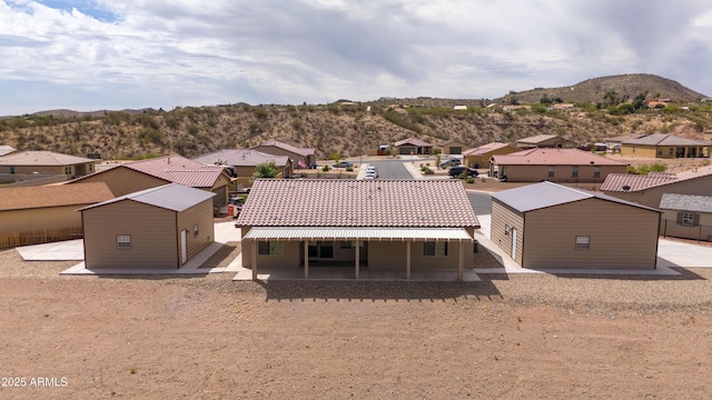 620 Vista Del Rio Ct, Wickenburg, AZ 85390 - aerial view featuring a mountain view and a residential view