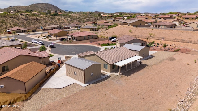 620 Vista Del Rio Ct, Wickenburg, AZ 85390 - bird's eye view featuring a residential view and a mountain view