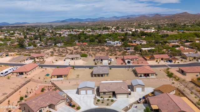 620 Vista Del Rio Ct, Wickenburg, AZ 85390 - aerial view with a mountain view and a residential view