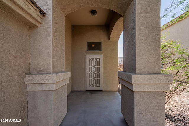 view of property entrance