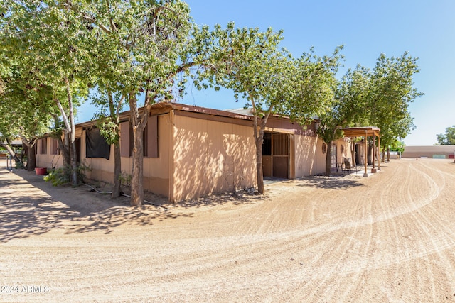 view of side of home