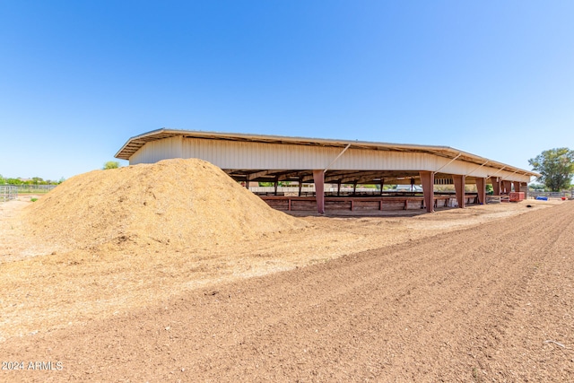 exterior space featuring an outdoor structure