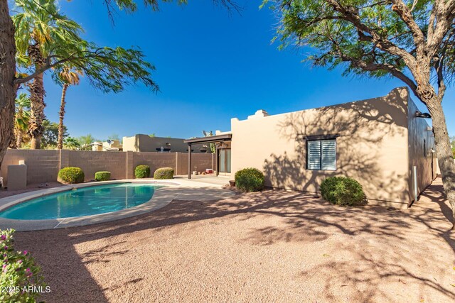 14602 N 63rd Pl, Scottsdale, AZ 85254 - view of swimming pool featuring a fenced backyard and a patio