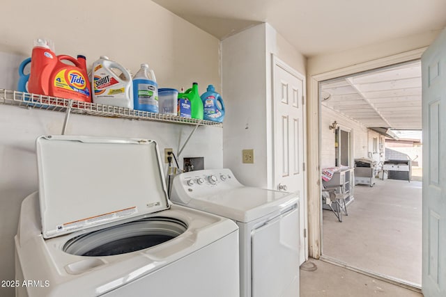 1235 E Dover St, Mesa, AZ 85203 - laundry room featuring separate washer and dryer