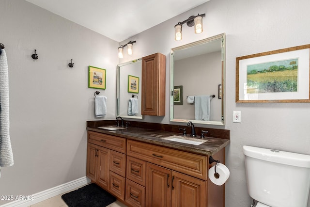 7736 E Rancho Vista Dr, Scottsdale, AZ 85251 - full bath featuring double vanity and toilet