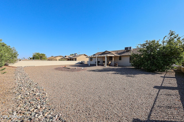 rear view of house with a patio area