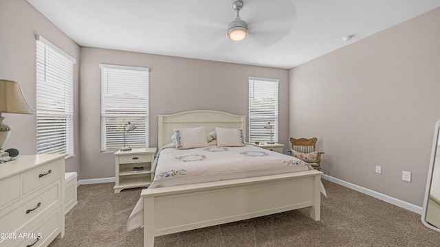 37820 W San Sisto Ave, Maricopa, AZ 85138 - bedroom featuring carpet flooring, baseboards, and ceiling fan