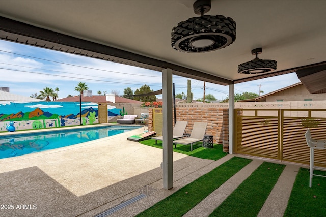 8214 E Northland Dr, Scottsdale, AZ 85251 - view of pool with a patio area and a fenced backyard