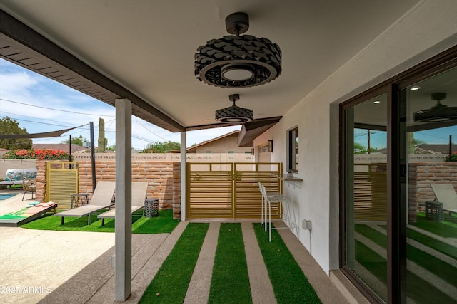 8214 E Northland Dr, Scottsdale, AZ 85251 - fenced backyard featuring a patio area