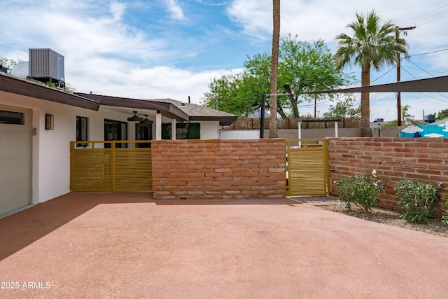 8214 E Northland Dr, Scottsdale, AZ 85251 - view of patio / terrace featuring central AC unit