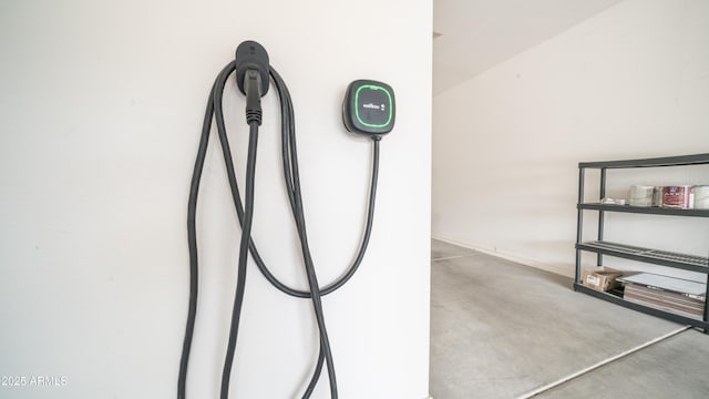 details featuring concrete floors