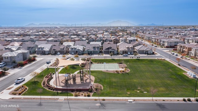 4323 E Wheaton St, Gilbert, AZ 85295 - birds eye view of property with a residential view and a mountain view