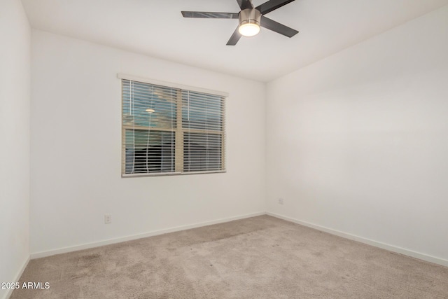 2792 E James Ave, San Tan Valley, AZ 85143 - unfurnished room with baseboards, ceiling fan, and carpet