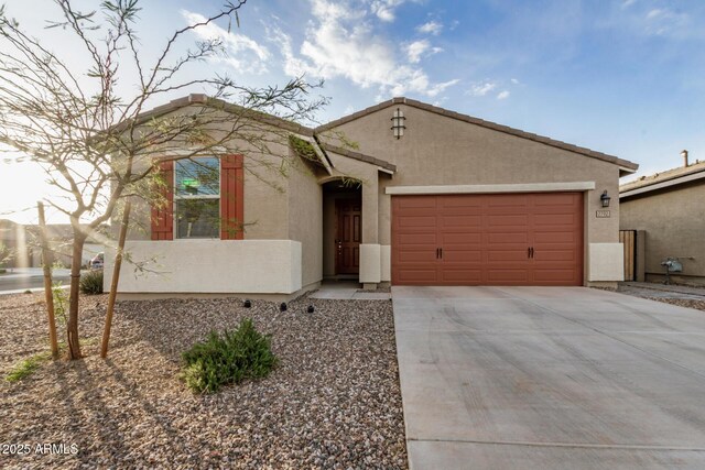 2792 E James Ave, San Tan Valley, AZ 85143 - view of front of house with stucco siding, an attached garage, and driveway