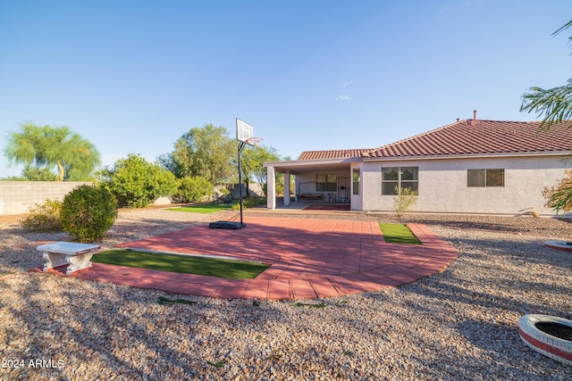 back of house featuring a patio