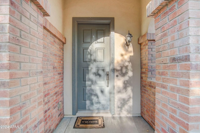 view of entrance to property