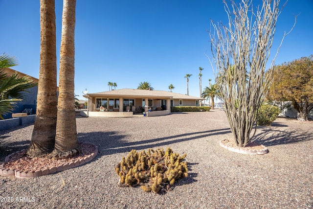 view of ranch-style home