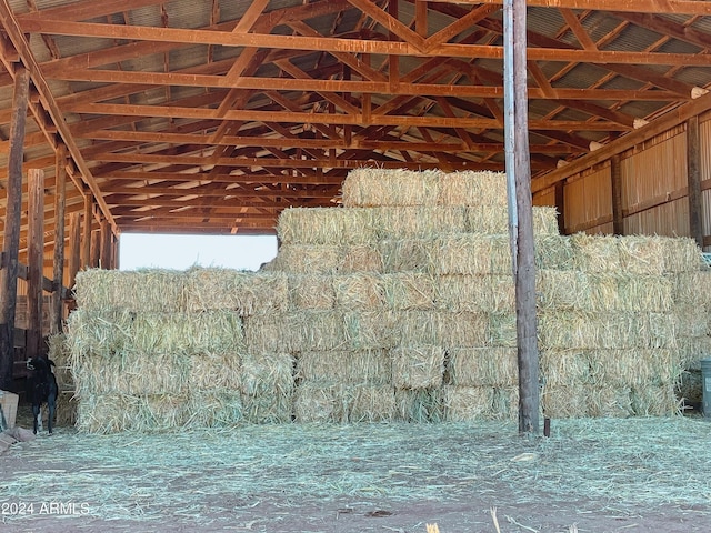 view of horse barn